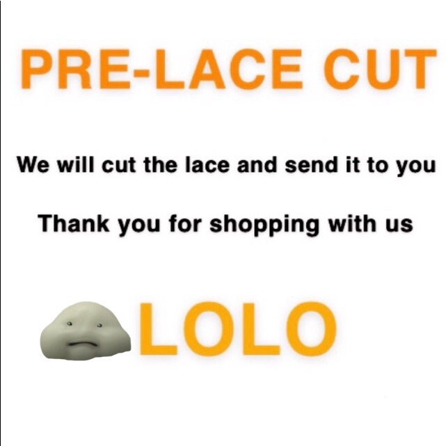 PreLace Cut